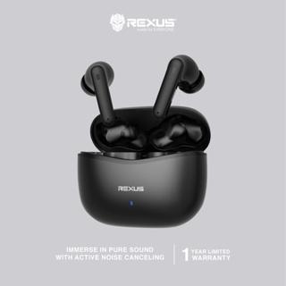 Rexus Earphone Wireless Bluetooth TWS FX5: Earbuds Bluetooth 5.3 dengan ANC & Transparency Mode