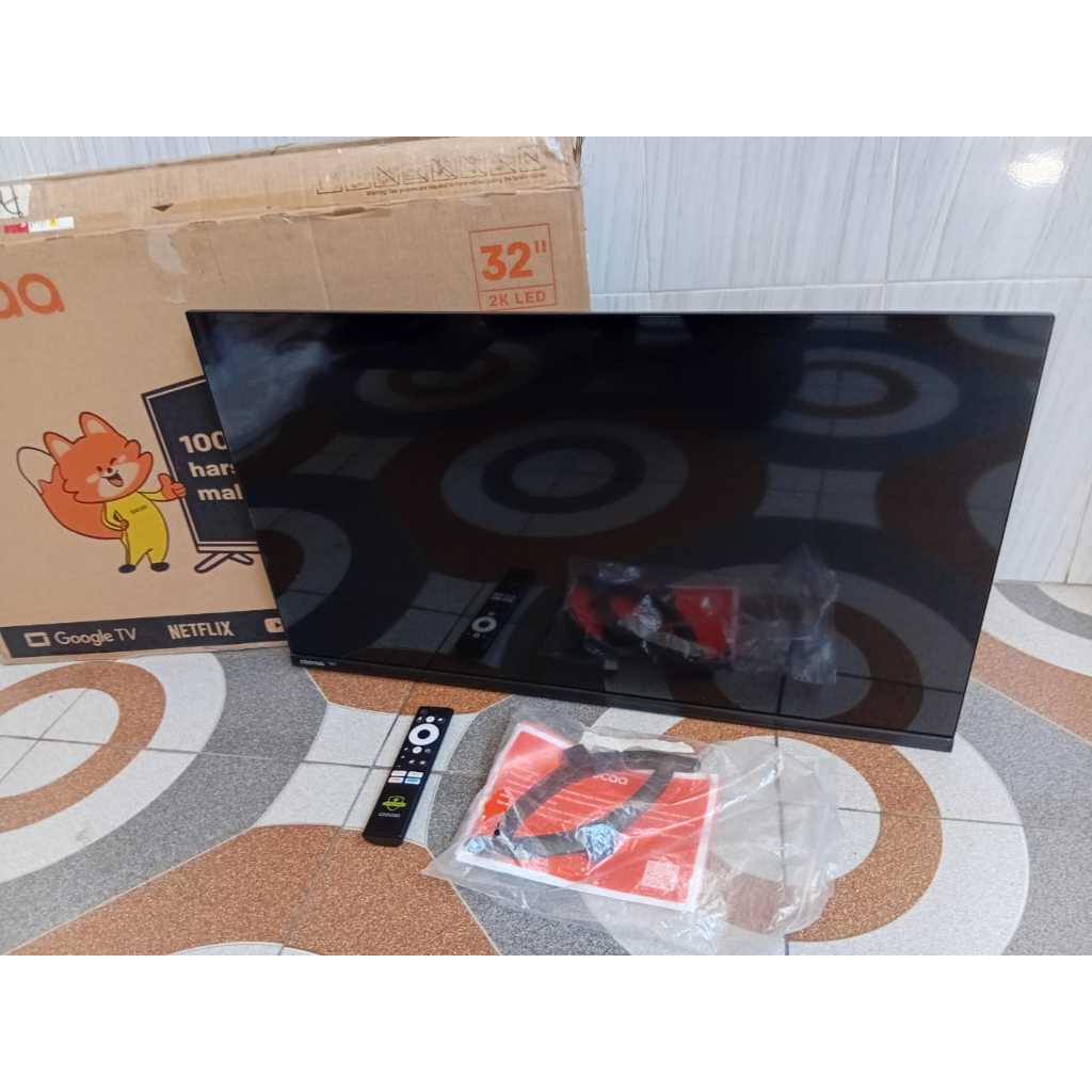 TV LED ANDROID COOCAA 32IN FHD NETFLIK YOUTUBE DIGITAL TV MULUS