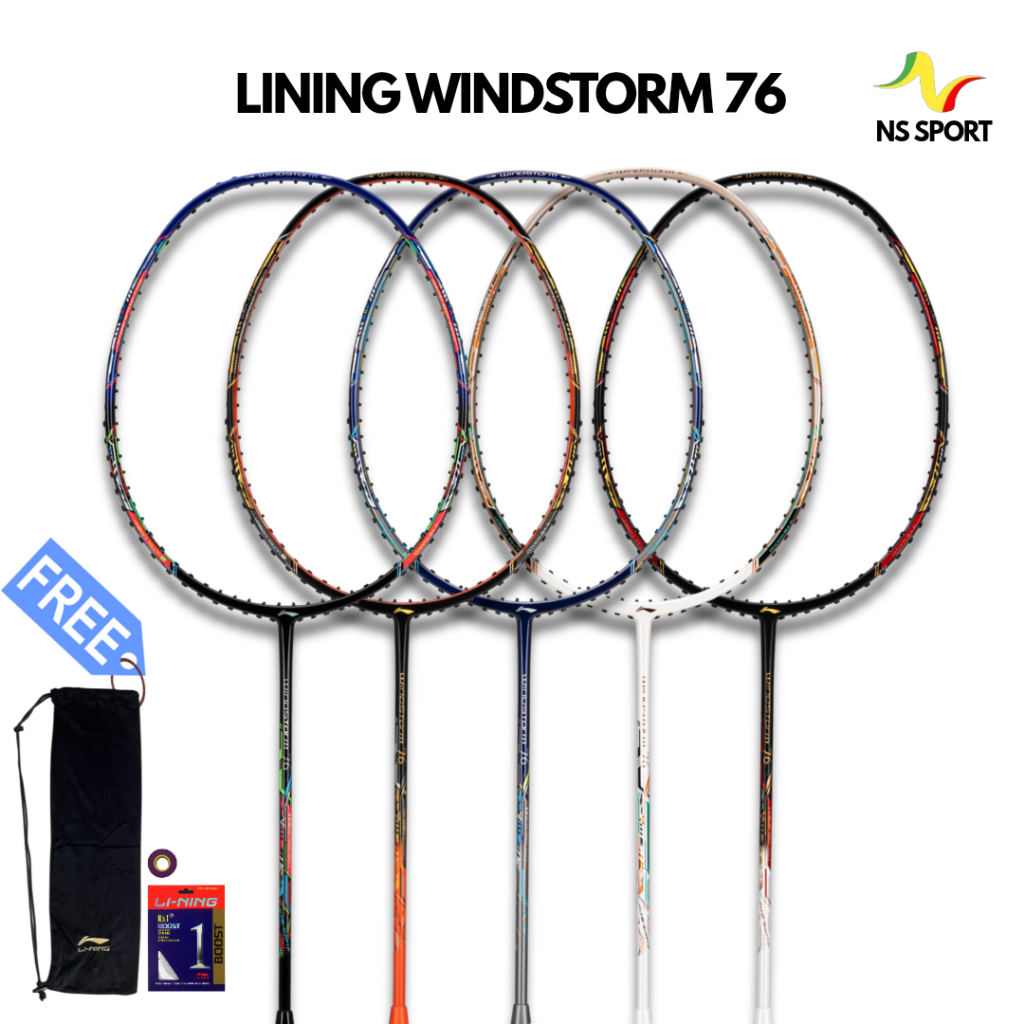 Raket Badminton Lining Windstorm 76