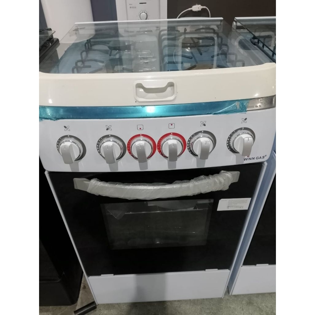 Winn Gas Kompor Gas Free Standing 4 tungku W 5060 A + Oven Api Atas Bawah