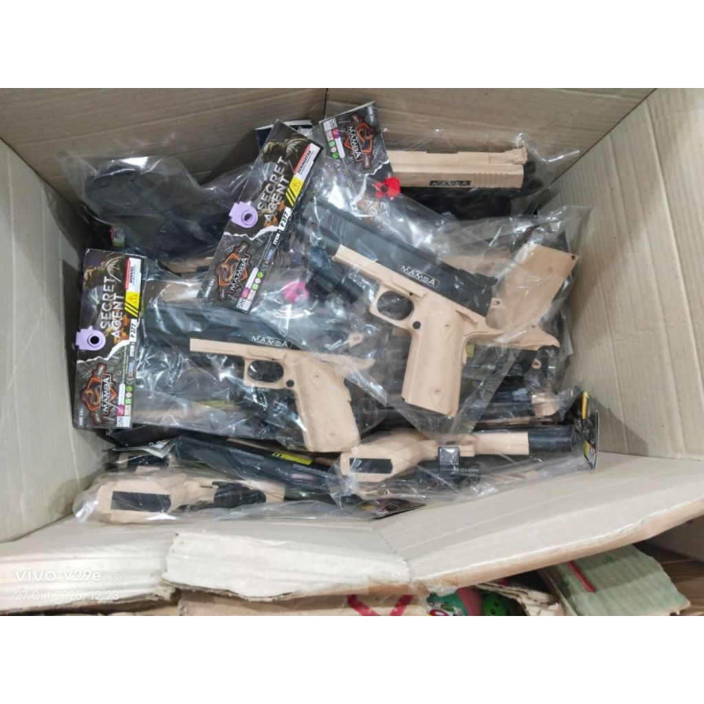 Mainan Tambak Tembakan Jadul P377/P355 Ada Laser Dan Lampu