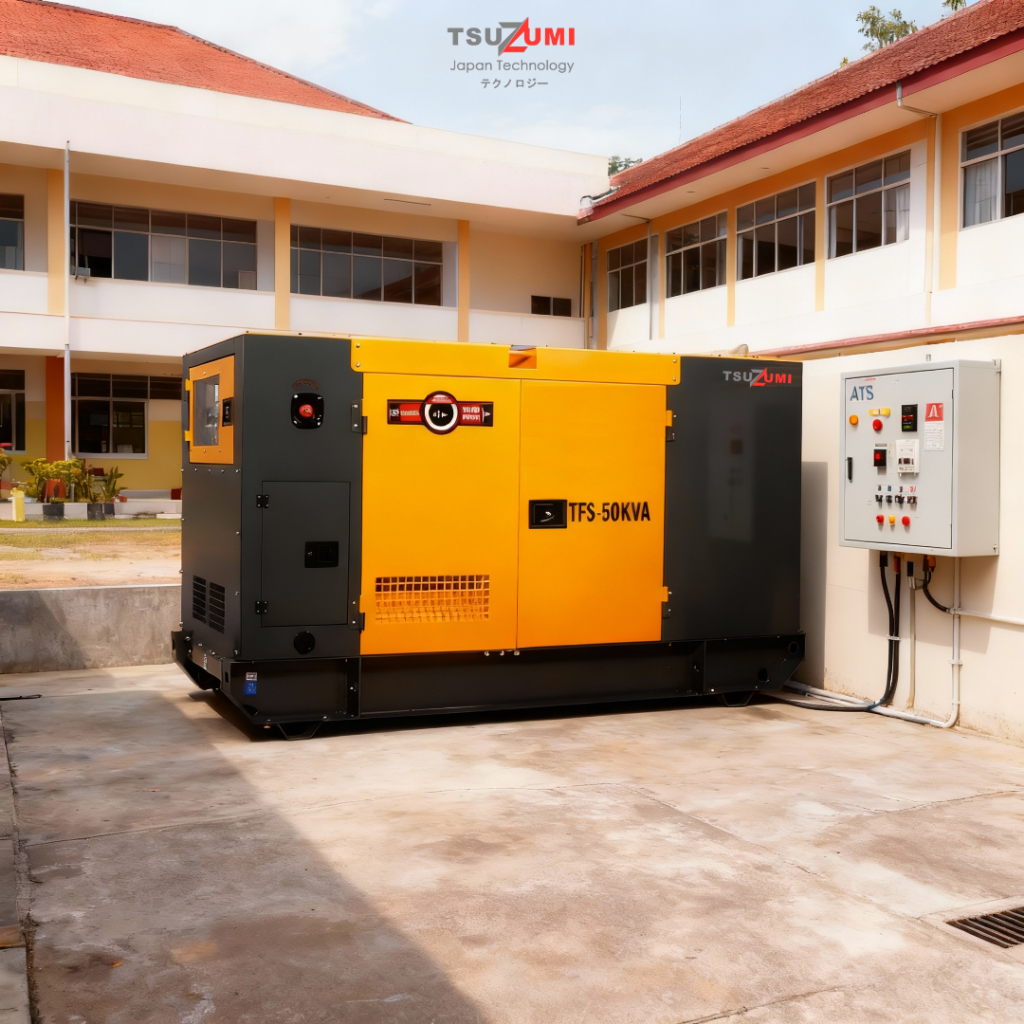 Genset Silent 50 KVA Diesel Generator FAWDE TFS 50 KVA Japan Technology / Genset 50 KVA