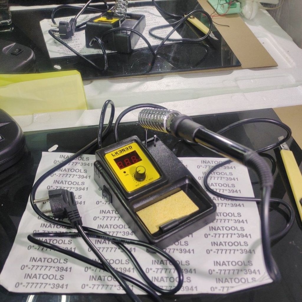 SOLDER STATION LK 353D - SOLDER TEMPERATURE LION KING LK 353 DIGITAL 60W ORIGINAL