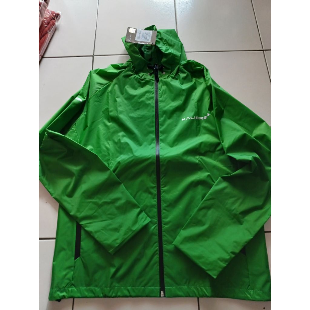 jaket outdoor kalibre hijau size L