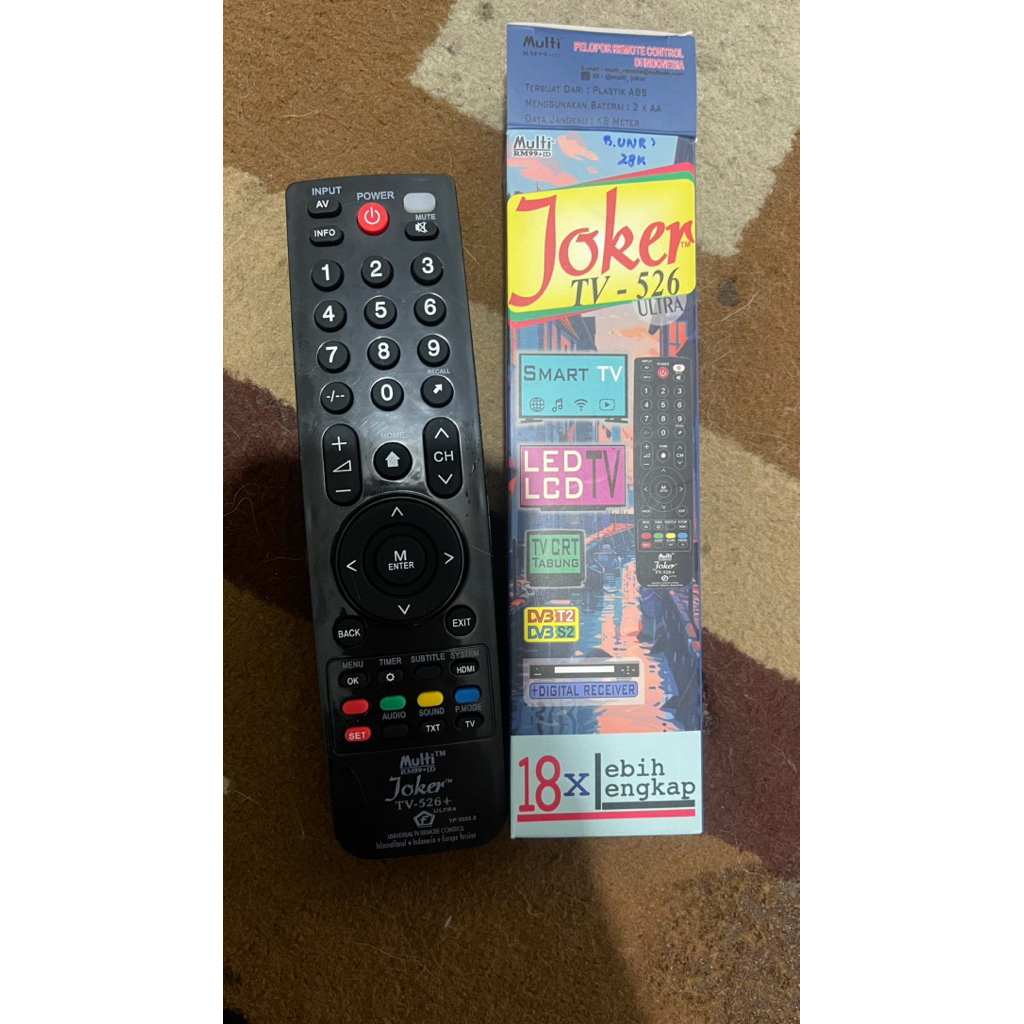 remote tv Joker Universal
