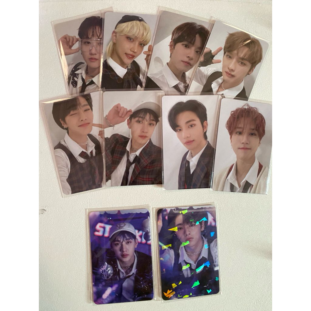 photocard straykids official christmas evel pob bangchan leeknow changbin hyunjin jisung seungmin fe