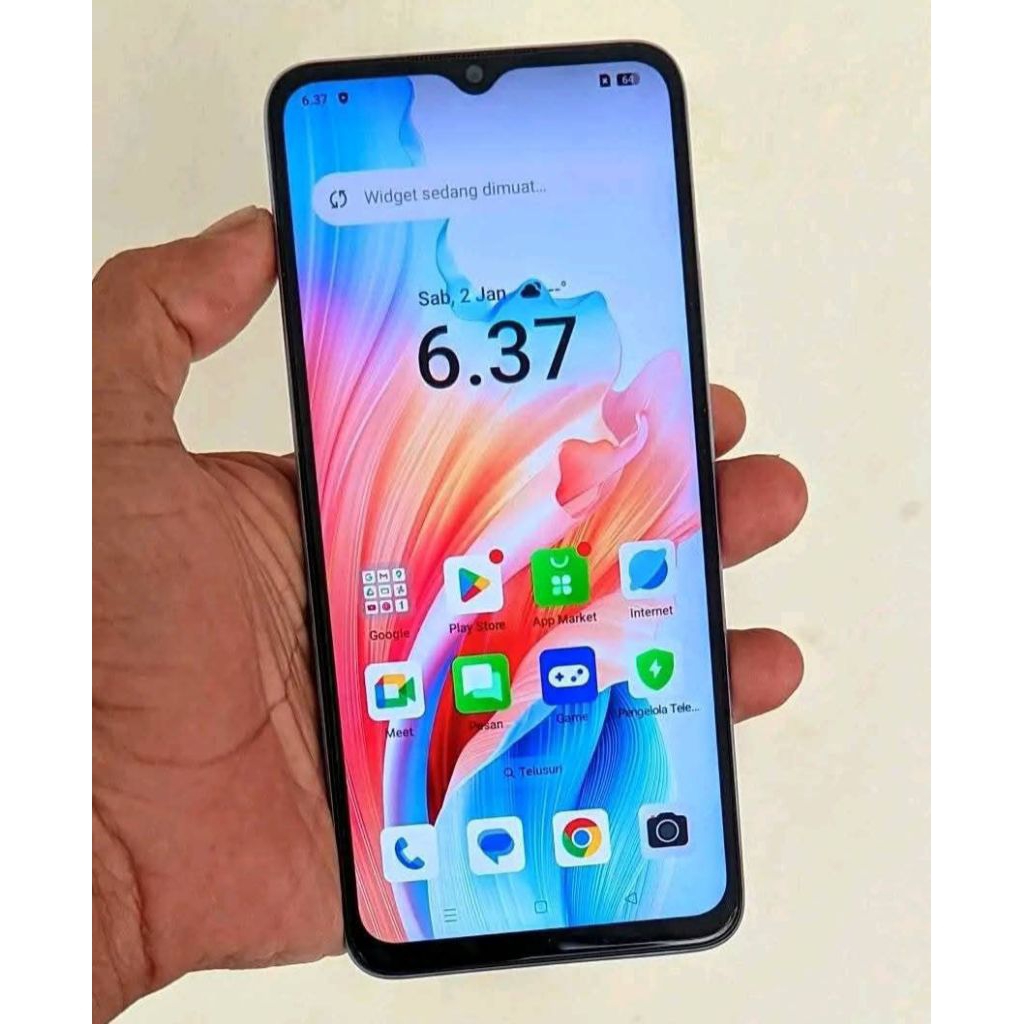 LCD Ori Asli Copotan Oppo A18 / A18k Fullset Touchscreen