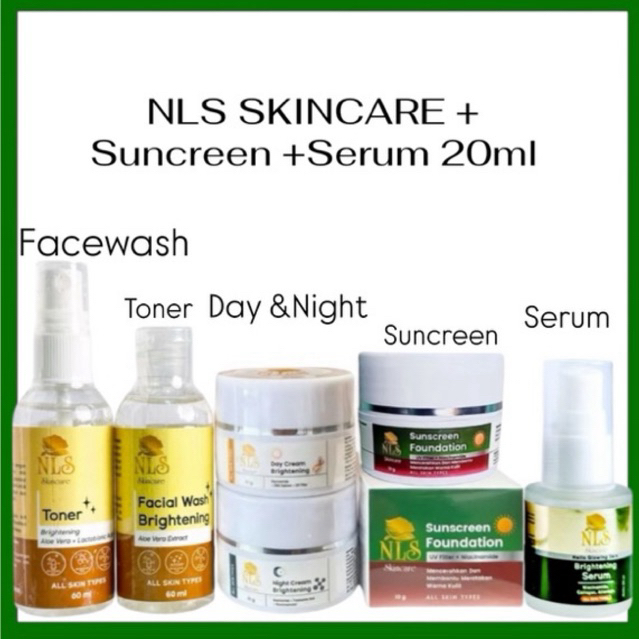 NLS skincare bpom paketan wajah nls skincare glowing