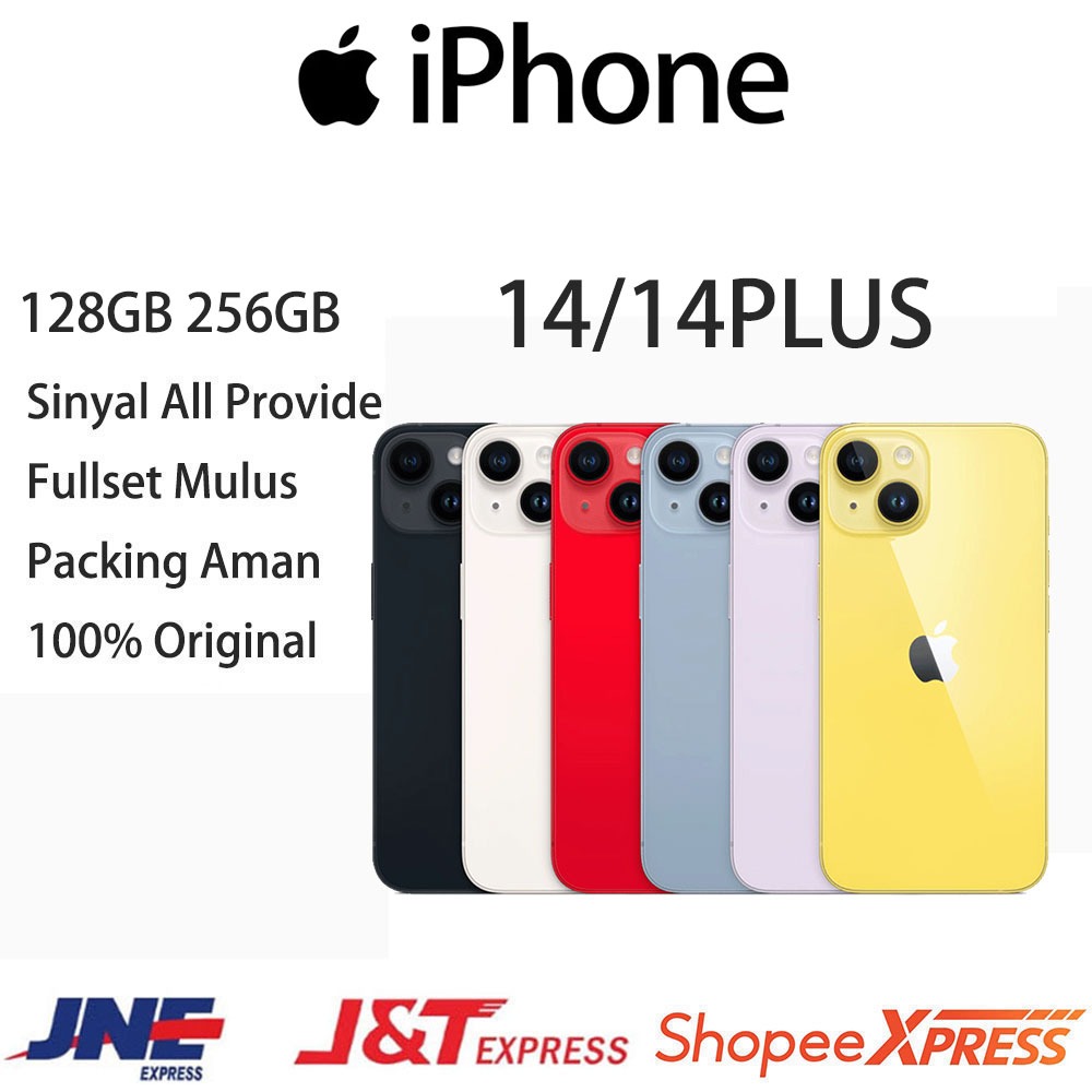 APPLE iphone 14 /14plus 128GB SECOND HP 14 /14plus INTER ORIGINAL IP14BERGARANSI 1 FULLSET MULUES LI
