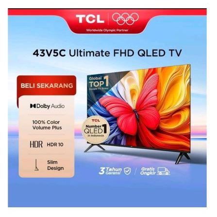 TV TCL 43V5C 43 inch Qled FHD Google TV