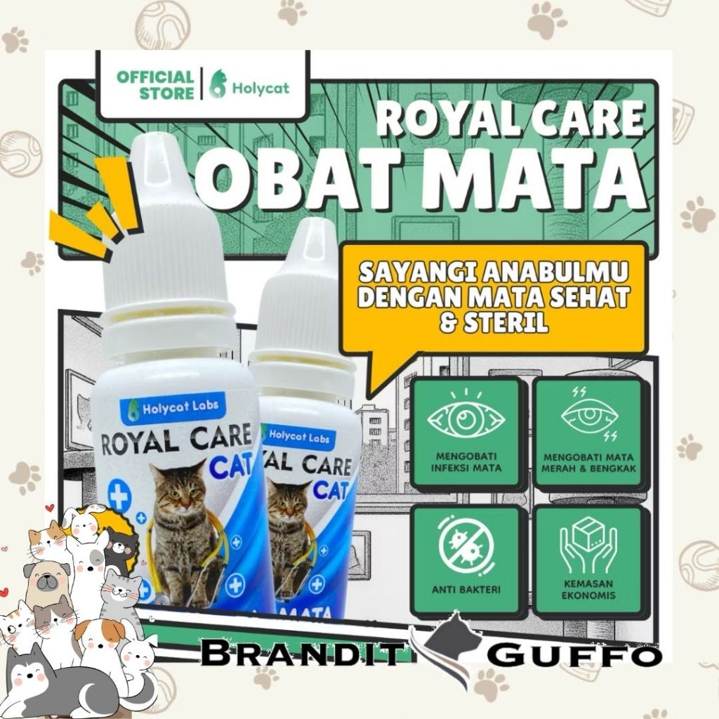 Royal care obat mata katarak mata berair kucing anjing