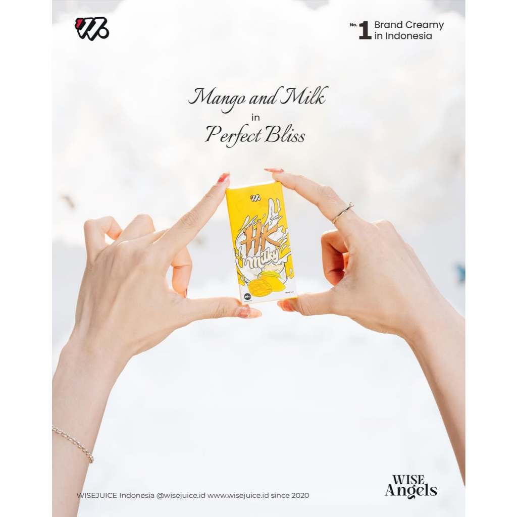 HK Milky Series Salt nic 15ml Authentic By Wise Juice