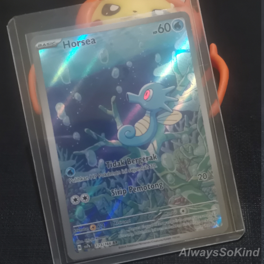 Horsea AR sv7s 173/166 Bimbingan Rasi Pokemon TCG Indonesia