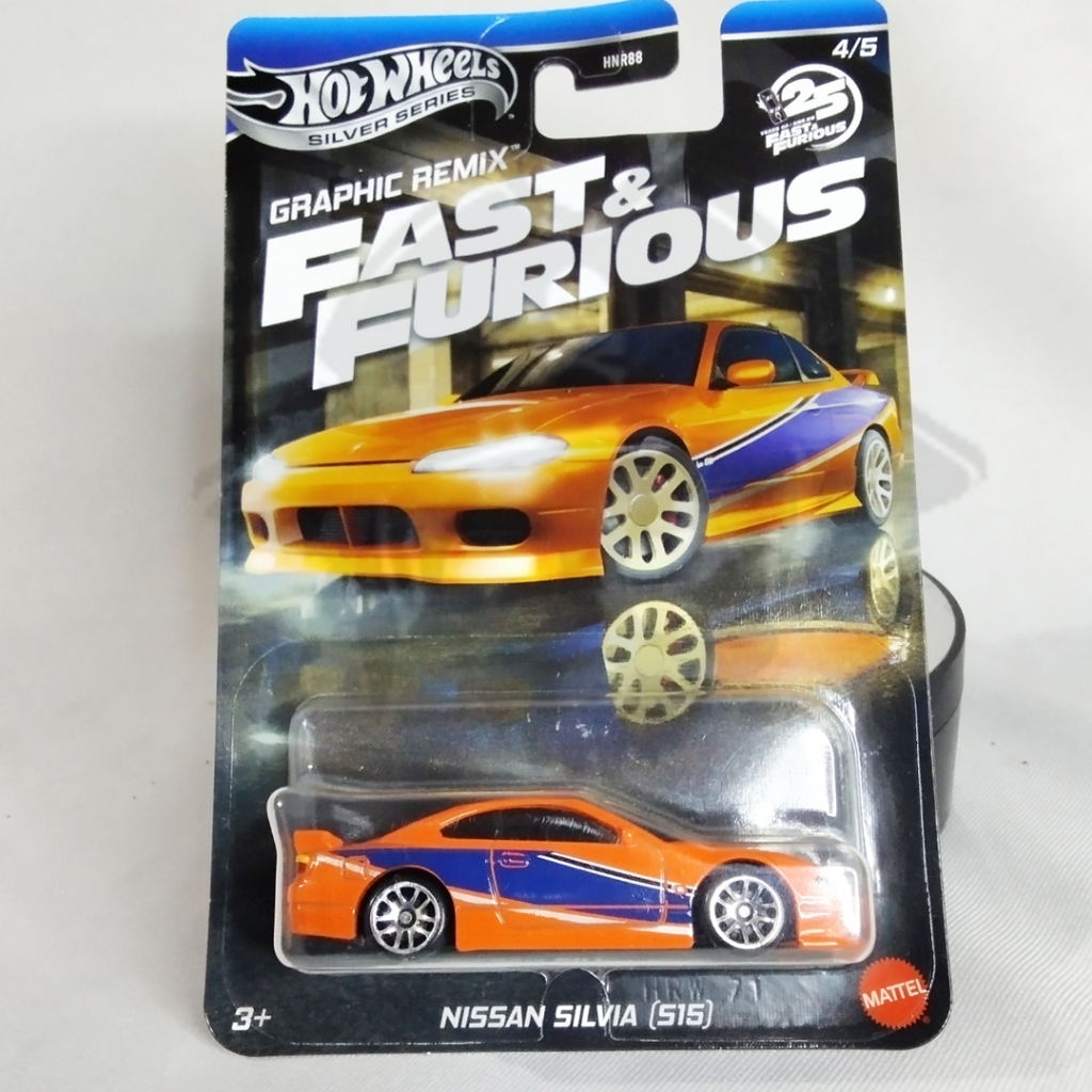 DIECAST HOTWHEELS SPECIAL CARD NISSAN SILVIA (S15), HOTWHEELS FAST & FURIOUS NISSAN SILVIA