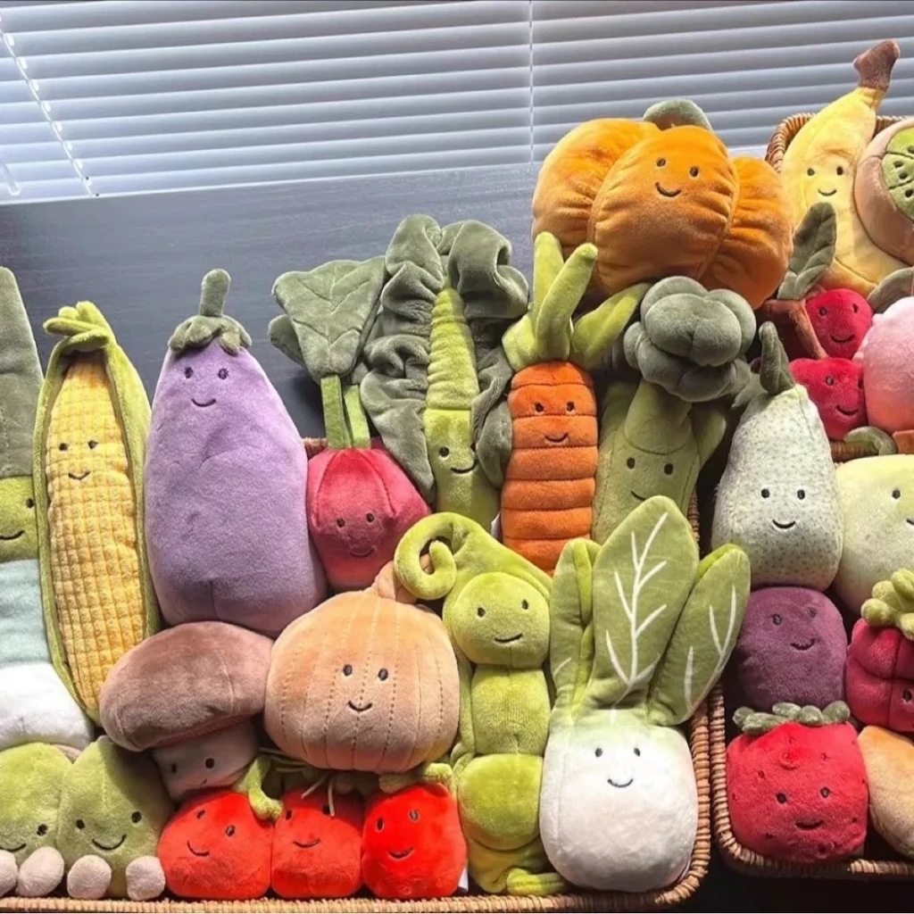 Boneka Buah Dan Sayur/Boneka Lucu Lembutbuat Cewek/Boneka 10cm/Boneka Buah Buahan/Gantungan Kunci Bu