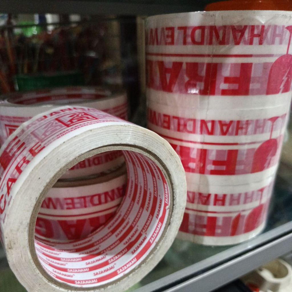 lakban fragile care sazanami