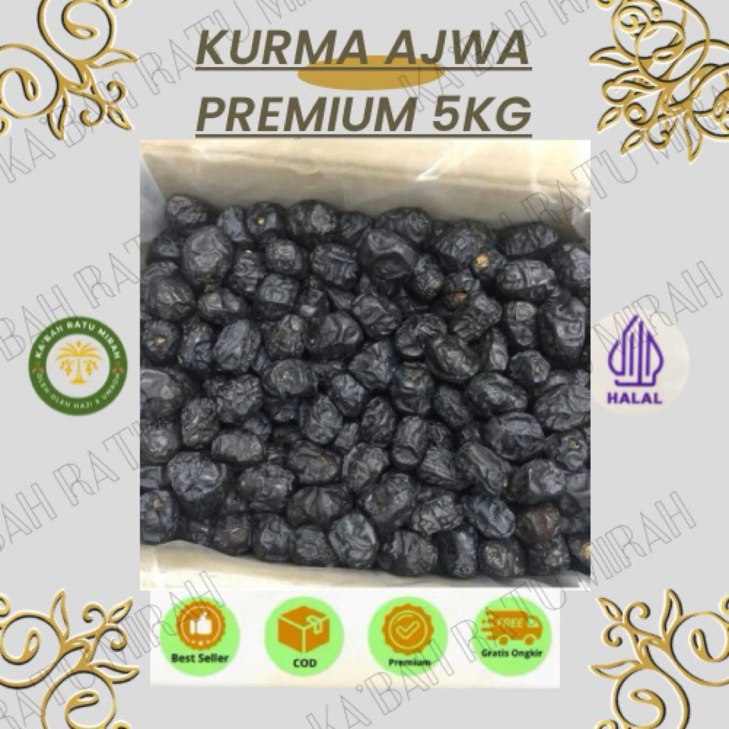 Kurma Ajwa 5kg / Kurma Ajwa premium