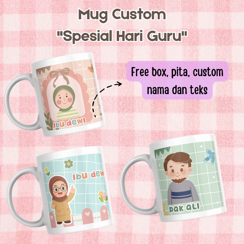 "Mug Spesial Hari Guru - Hadiah Terbaik untuk Guru Tercinta"