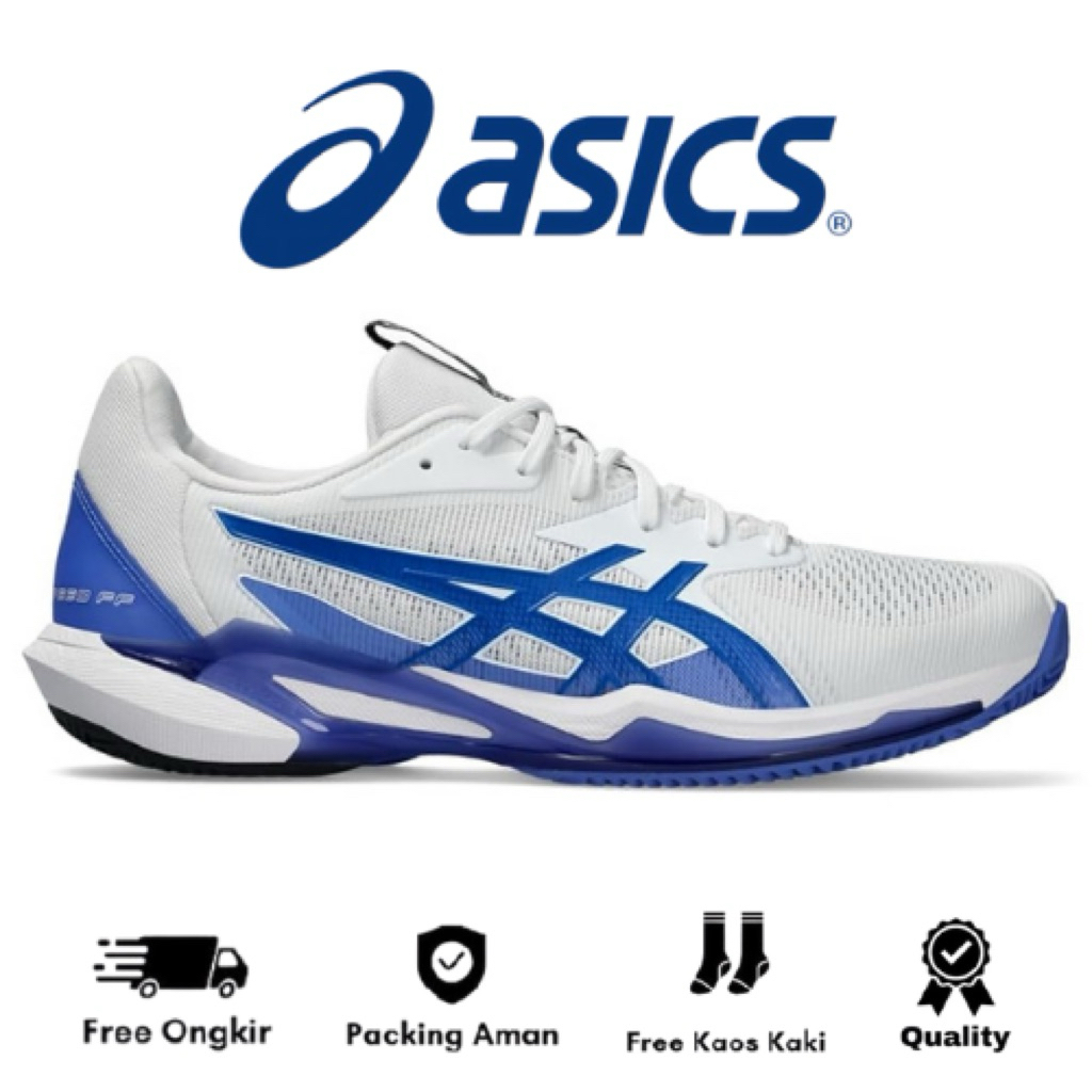 Tenis Or Padel Shoes Asics Gel Solutions FF 3 White Tuna Blue Tenis Shoes