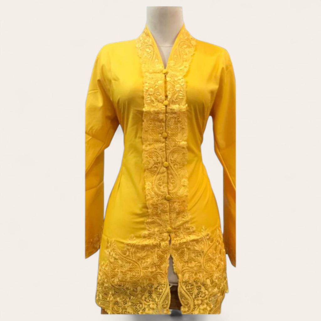 Kribo: Kebaya Encim Modern Bordir polos