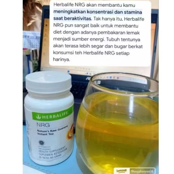NRG tea Herbalife