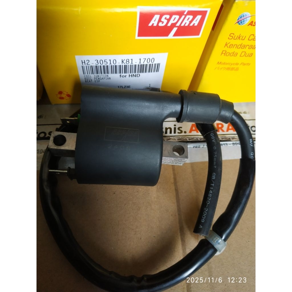 Koil Coil Aspira Original Beat Scoopy Spacy Vario Genio FI Esp 125 150 injeksi New Led K81 K25 Jupit