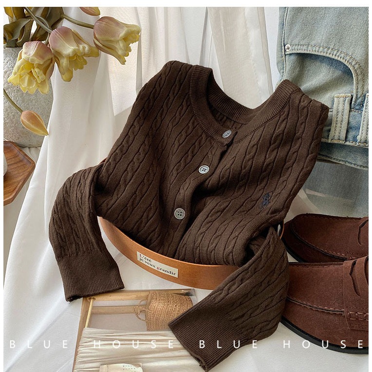 KNIT IMPORT PREMIUM - CARDIGAN POLO Knit Sweater PolO Original