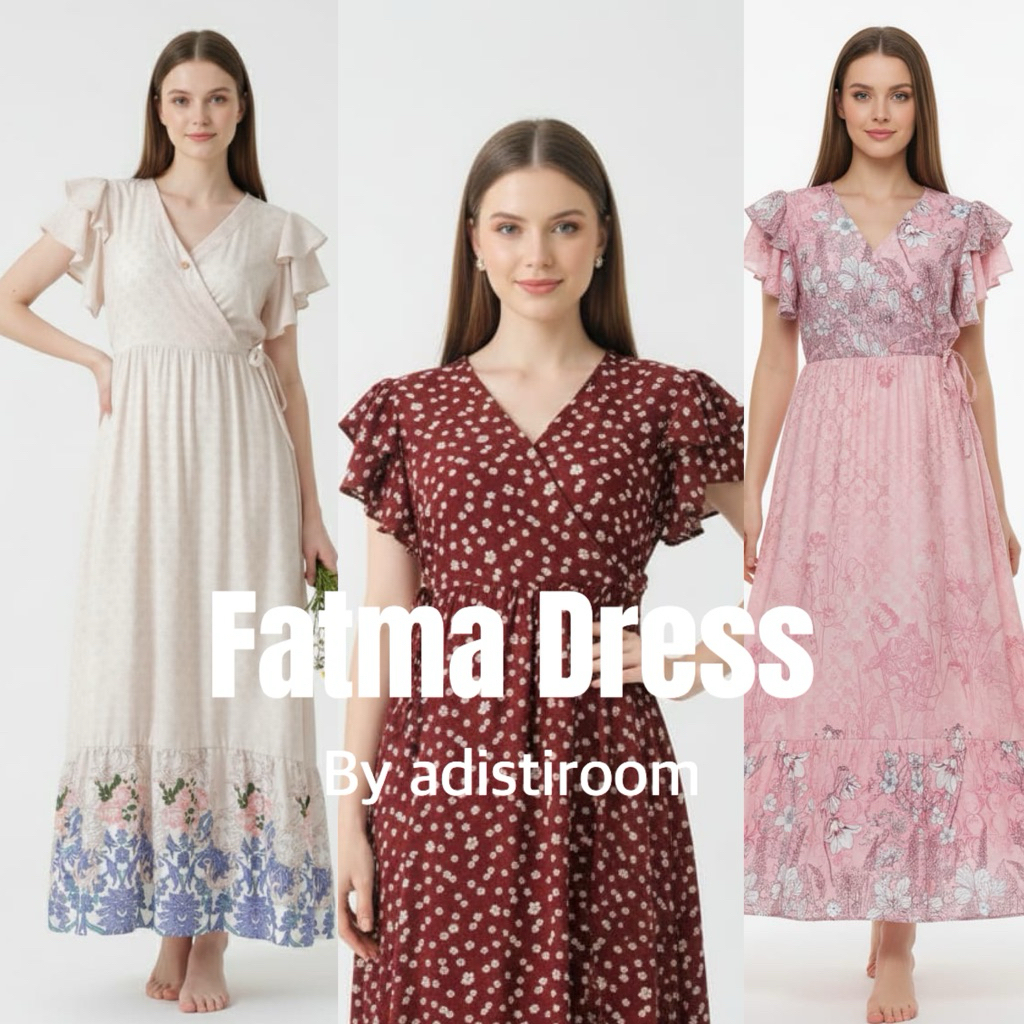 Fatma dress adistiroom | Daster kimono sematakaki busui premium | Zahra dress homewear daster ibu ha