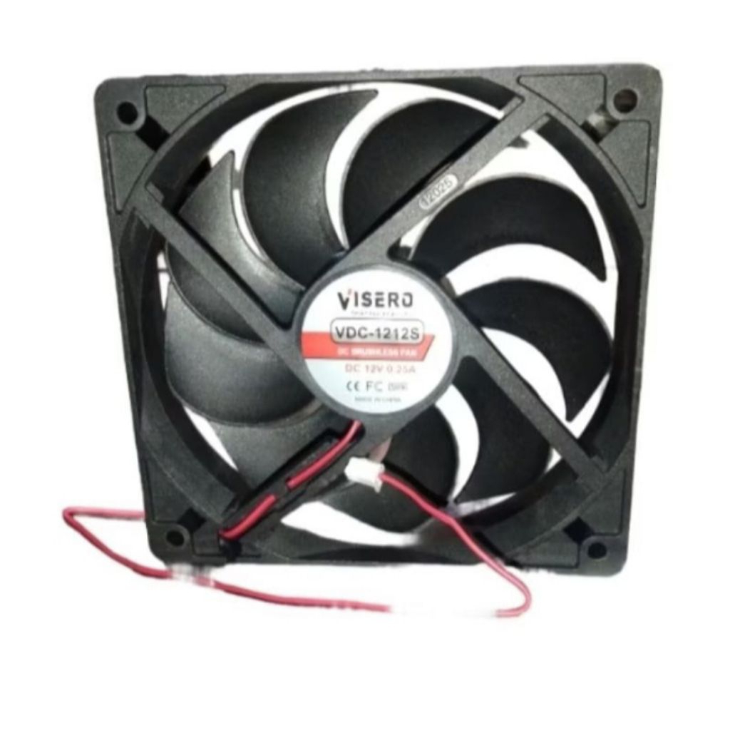 KIPAS FAN DC 12V 12X12CM VISERO