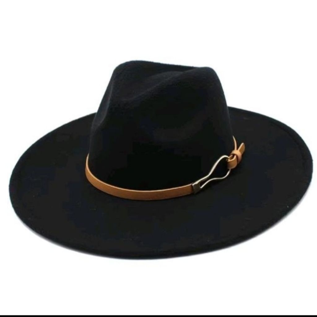 topi koboi pria dewasa topo laken woll premium outdoor