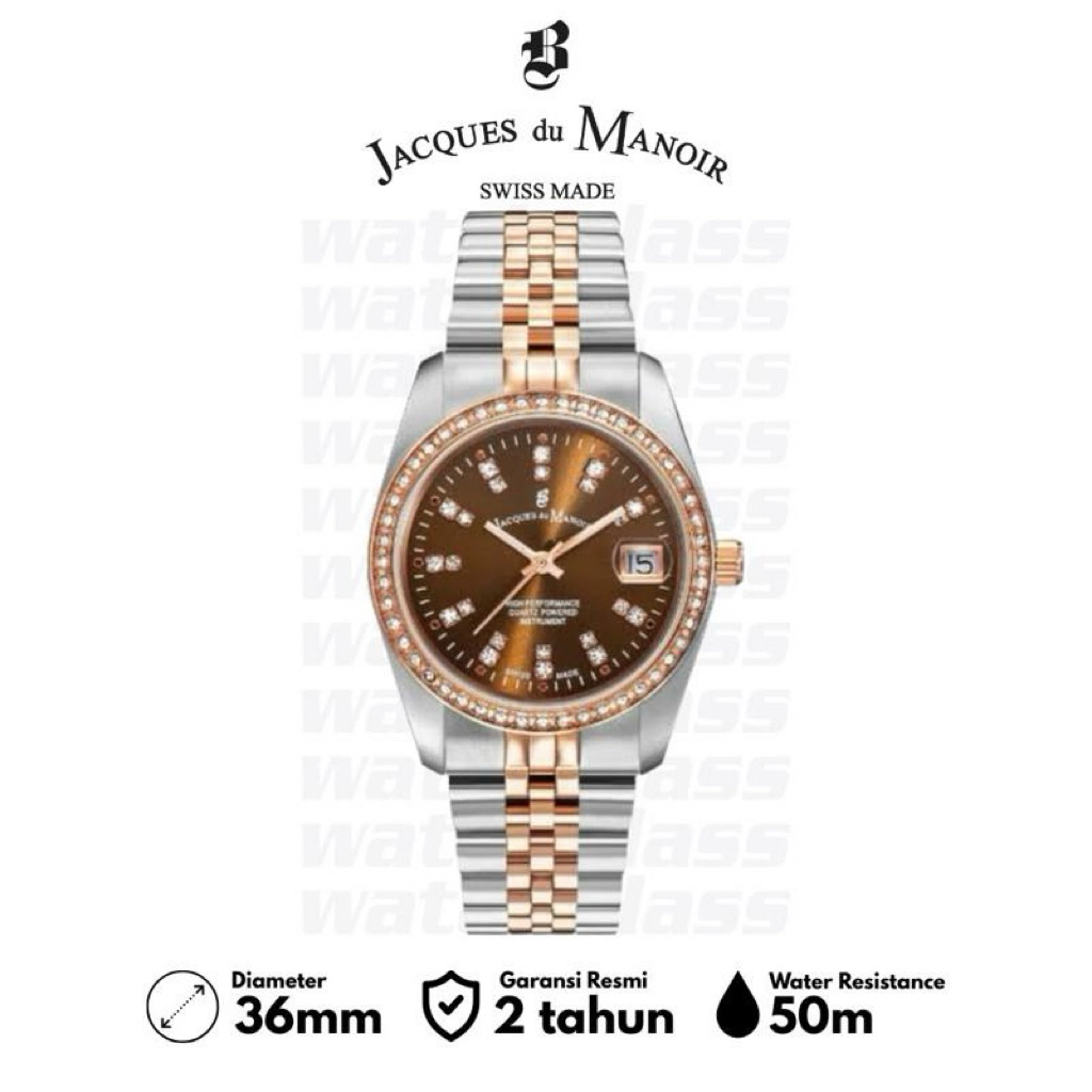 Jam Tangan Wanita Jacques Du Manoir NROP 25