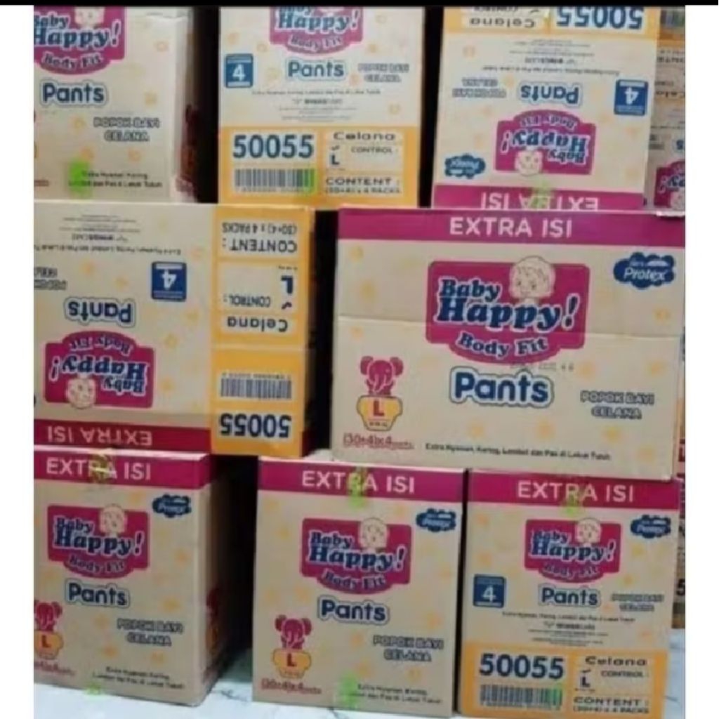 (COD) 1 KARTON PAMPERS BABY HAPPY KUALITAS TERBAIK