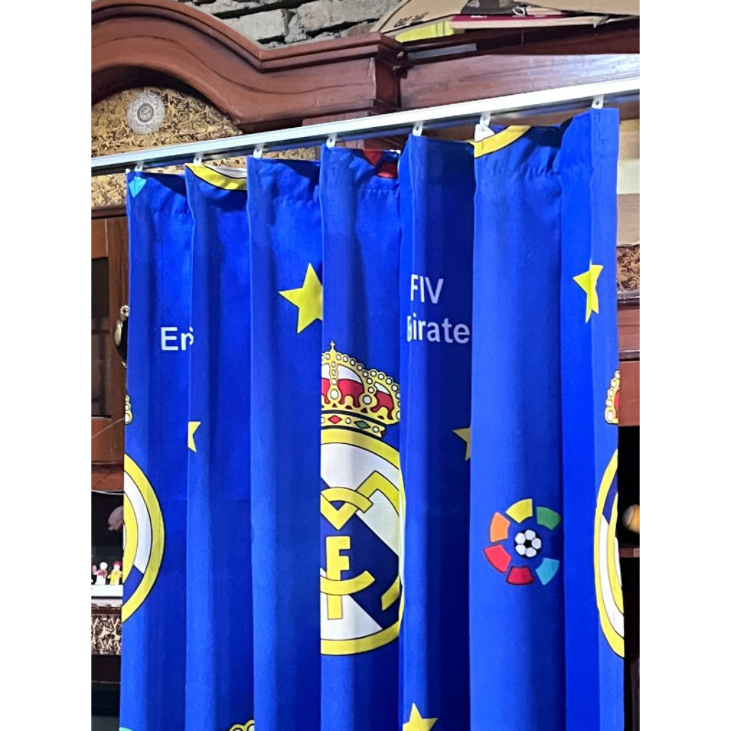 Gorden kalakter motif bola gorden biasa gorden katun gorden pelisket