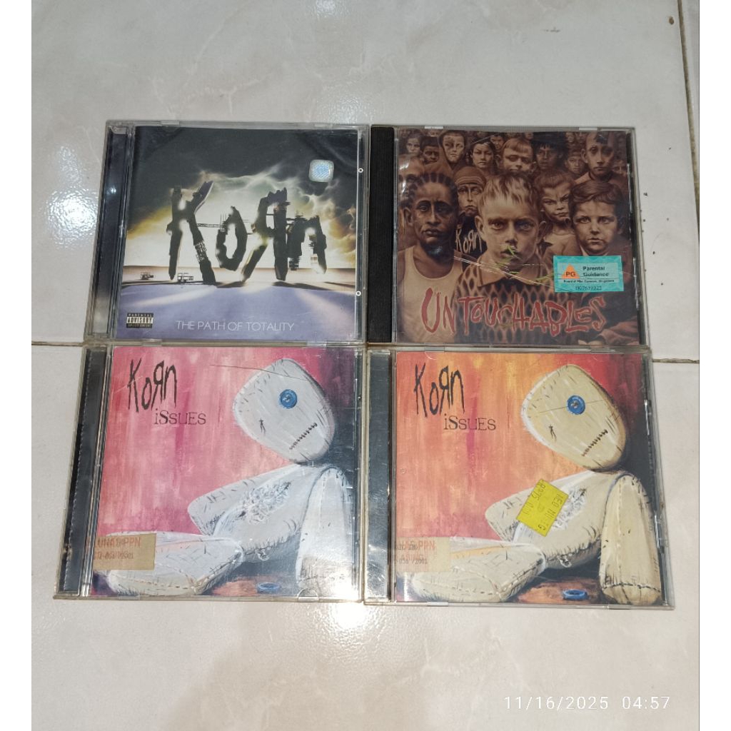 cd KORN album The Path Of Totality / Untouchables / Issues (1) / Issues (2)