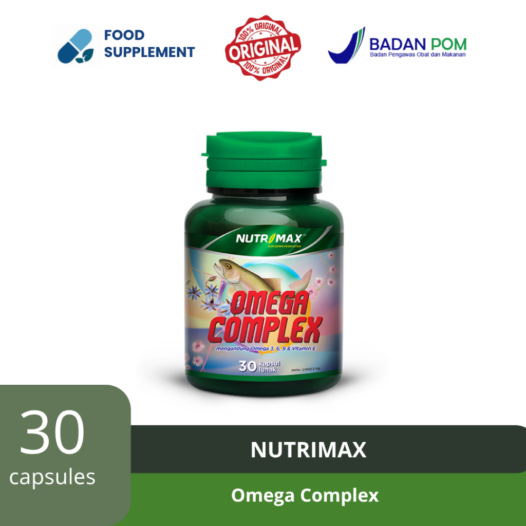 Nutrimax Omega Complex 30 kapsul