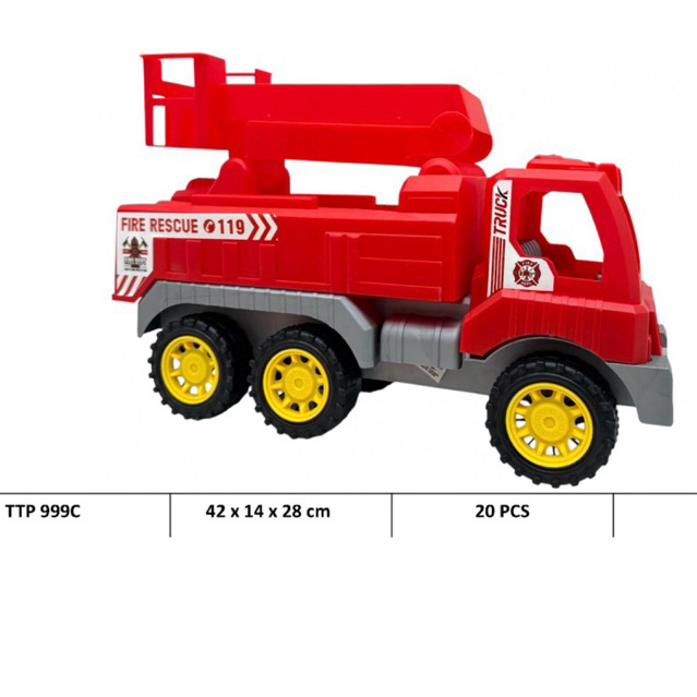 Mainan Truk PMK Truk Jumbo Pemadam Kebakaran Fire Truck TTP 999C/D