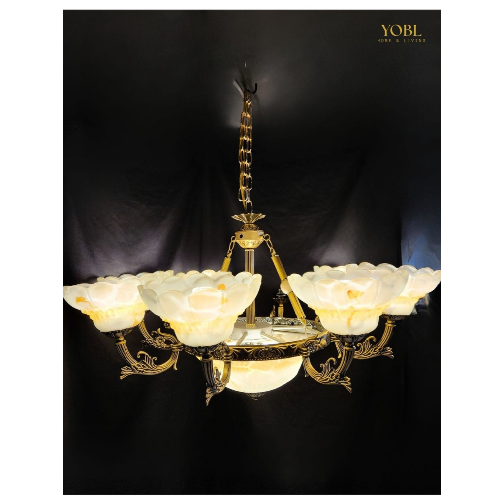 Lampu Hias Gantung Unik Kristal Klasik