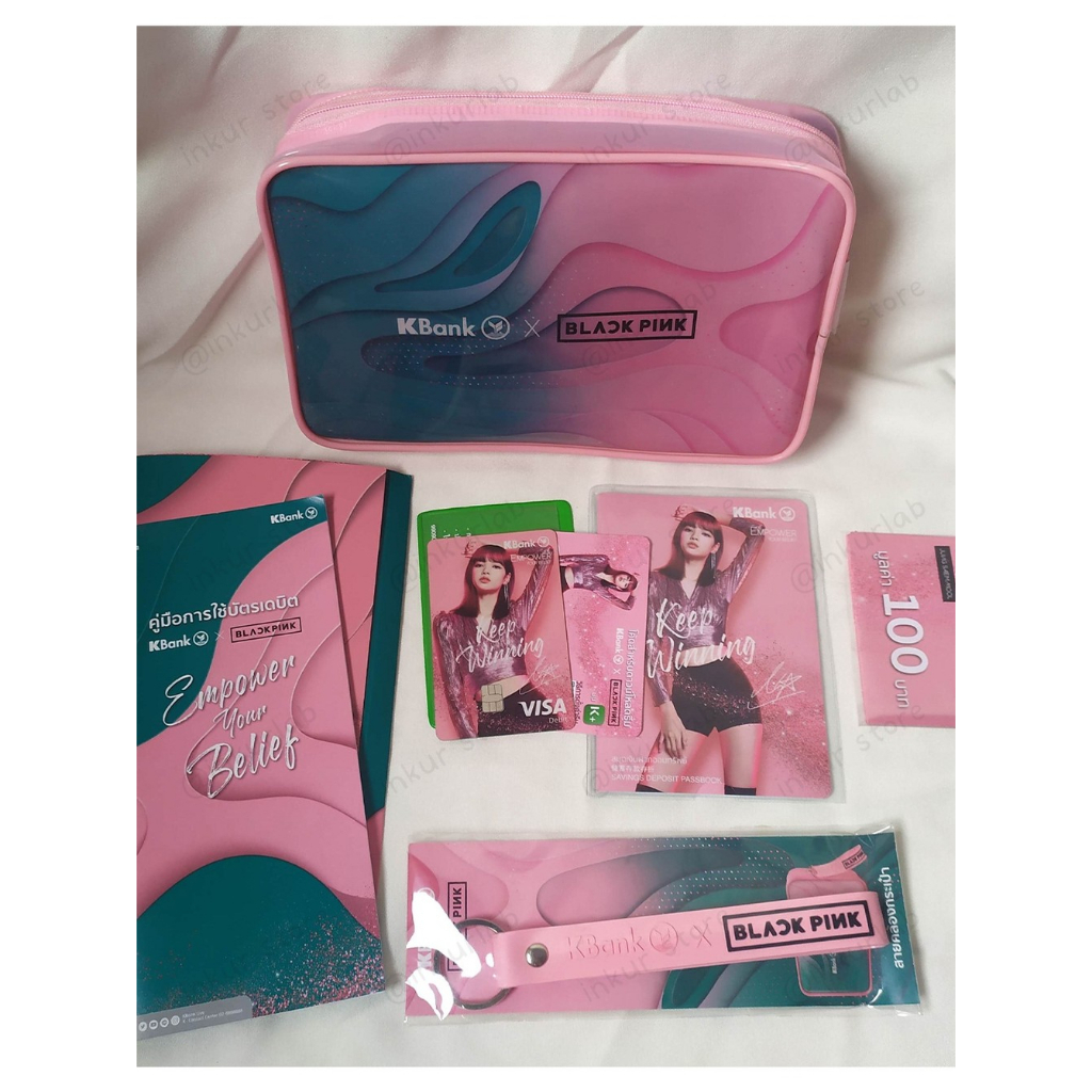 [SET] LISA Blackpink Kbank Pink Official