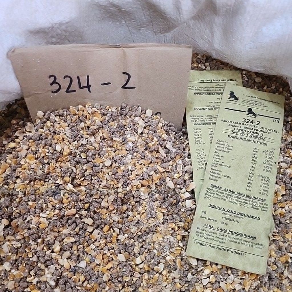 Pur Ayam Petelur 324-2 Kemasan Repack 1 KG