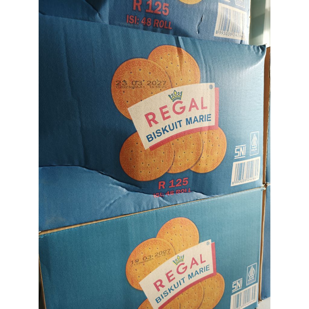 biskuit Marie Regal 1 dus isi 48 roll/ 48 Bks (120 grm)