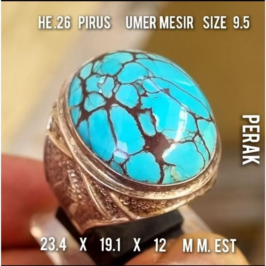 NATURAL PIRUS URAT MERAH MESIR.CEPLOK KURO.JENONG RING PERAK + MEMO