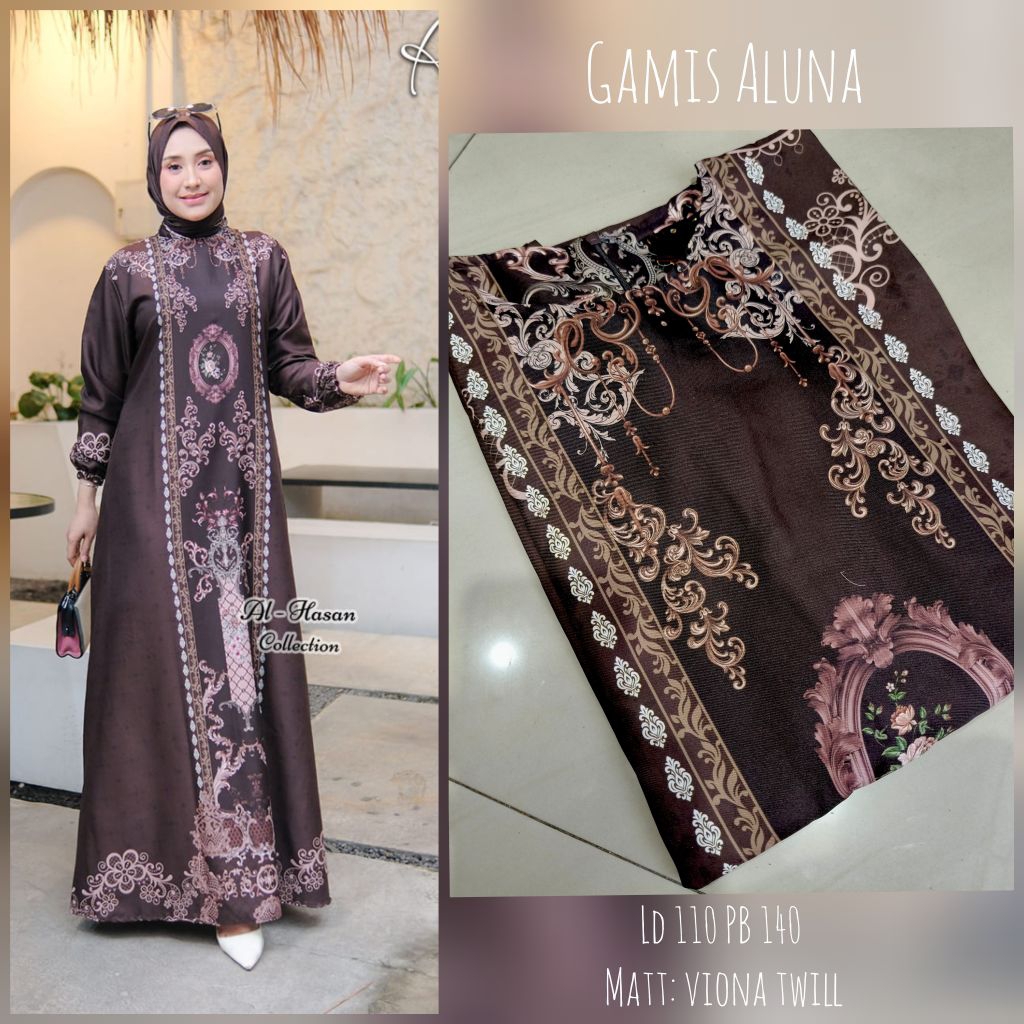 ALUNA DRESS BY AL HASAN COLLECTION