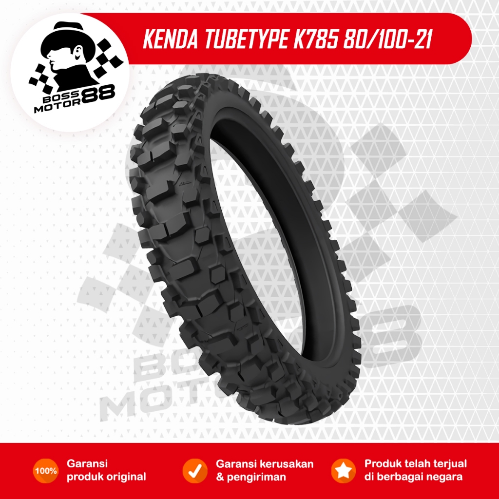 Kenda Ban Tubetype Nontubles K785 MILLVILLE II 80/100-21 Ban Motor Trail CRF KLX WR155 Motocross Ori