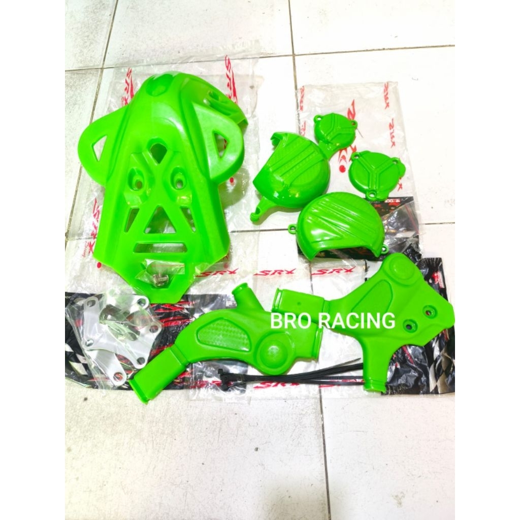 engine guard cover mesin klx 140 frame guard cover rangka klx 140 cover blok samping klx 140 sepaket