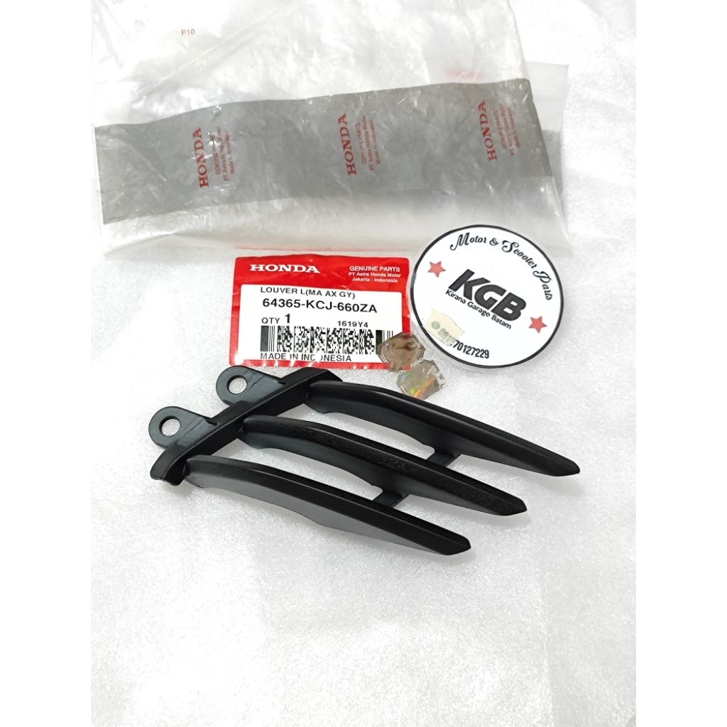 Louver L kiri honda tiger revo tirev hitam Ori baru ahm 64365 kcj 660za