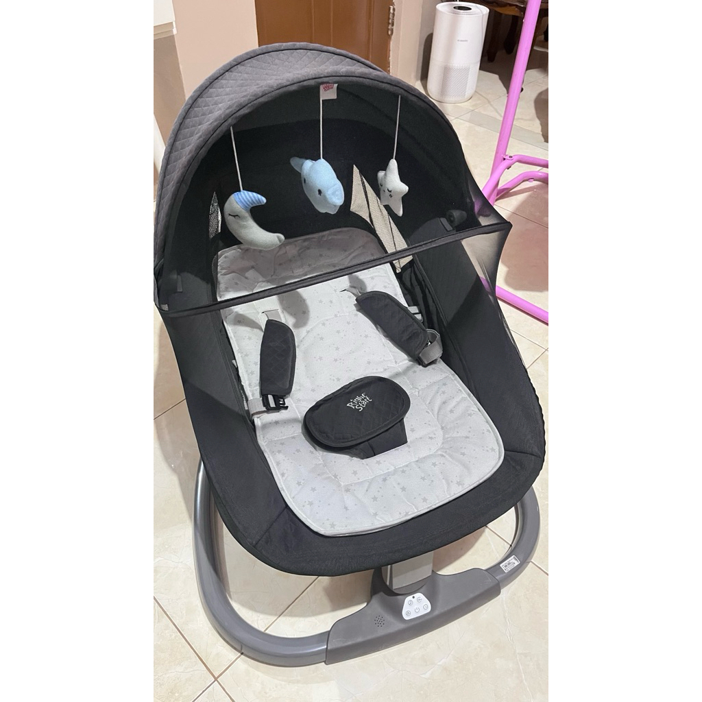 Baby Bouncer Right Start Warna Abu (Masih Baru)