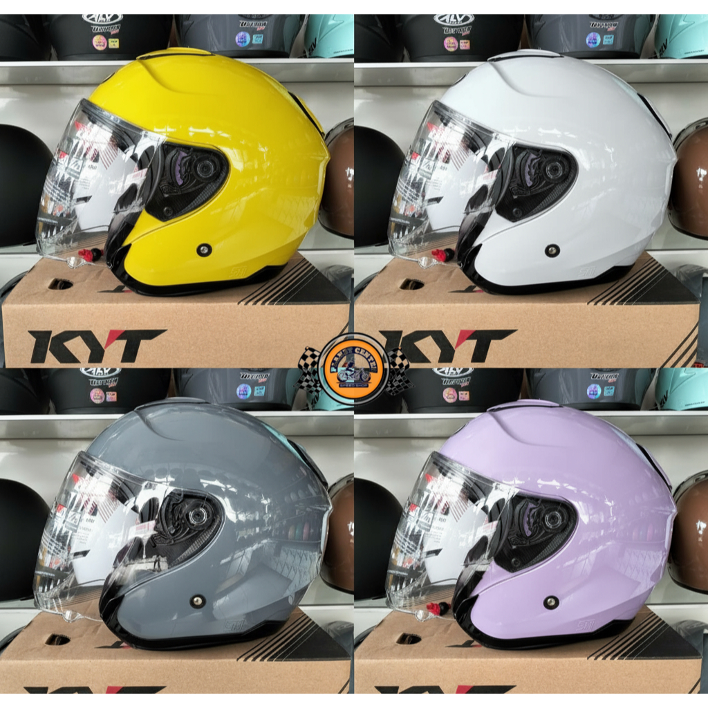 HELM KYT KYOTO ORIGINAL SNI - HELM HALF FACE KYT KYOTO SNI