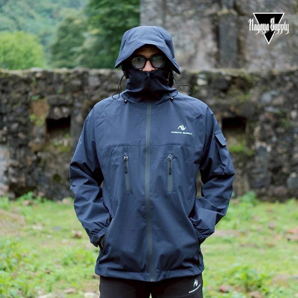 1996 . jacket outdoor GROPCORE waterproff black nagoya