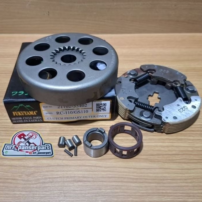 MANGKOK KOPLING OTOMATIS RC80/RC100 G23//RUMAH KAMPAS GANDA ASSY SUZUKI RC 80 RC 100 BRAVO JET COOLE
