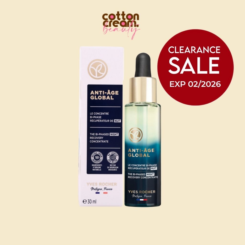 Yves Rocher Anti Age Global The Bi-Phased Night Serum 30ml